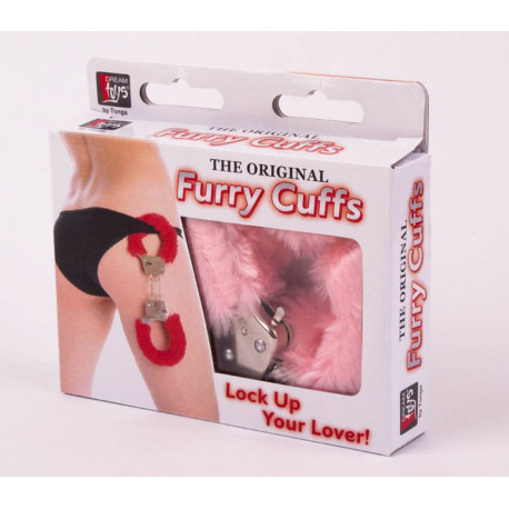 debra/bondage/metal-handcuff-with-plush-pink