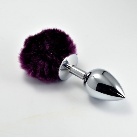 debra/butt-plug/pompon-metal-plug-small-purple