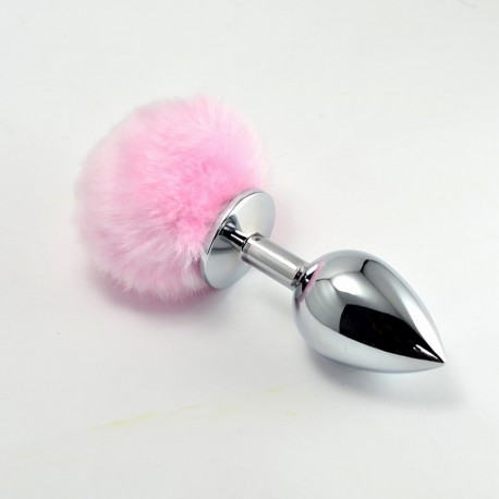 debra/butt-plug/pompon-metal-plug-small