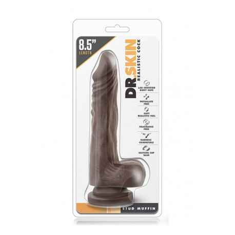 debra/dildo/dr-skin-stud-muffin-chocolate