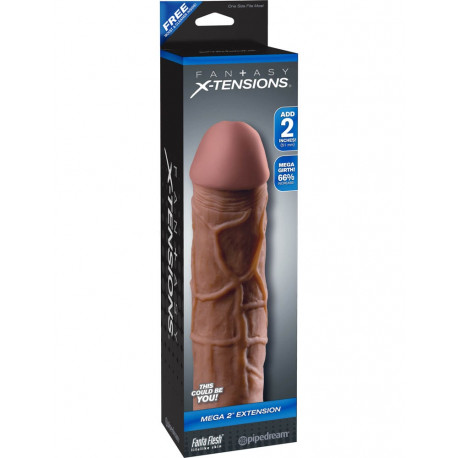 debra/pennis-sleeve/fantasy-x-tensions-mega-2-inch-extension-brown