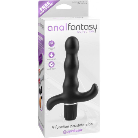 debra/prostate-massagers/anal-fantasy-collection-9-function-prostate-vibe-black