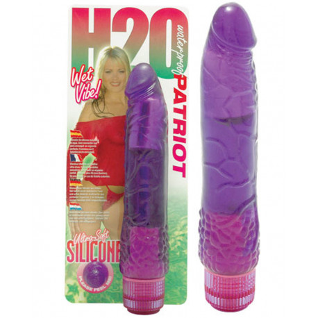 debra/realistic-vibrators/h2o-patriot-waterproof-vibrator-purple